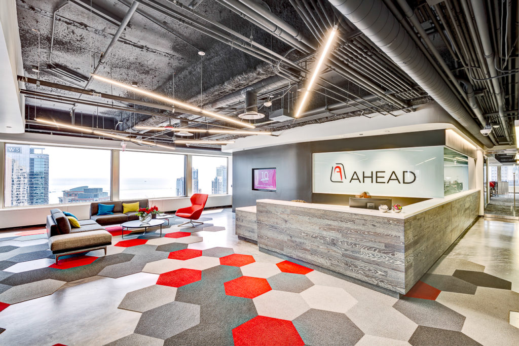 Ahead office's front desk